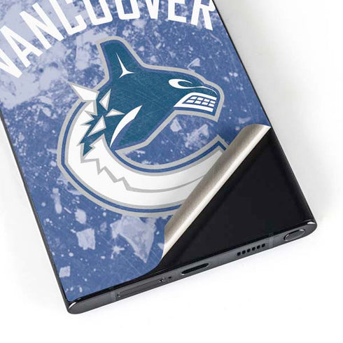 NHL Vancouver Canucks Frozen Galaxy S25 Ultra Skin
